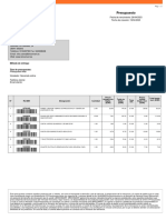 Presupuesto: Obramat Usera (Bricomart)