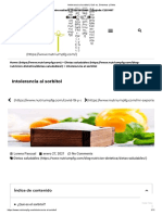 Intolerancia Al Sorbitol - Qué Es, Sintomas y Dieta