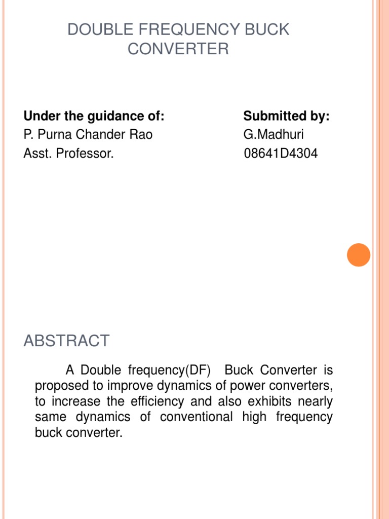 Double Frequency Buck Converter PDF