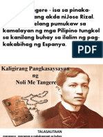 Kaligirang Pangkasaysayan NG Noli Me Tangere