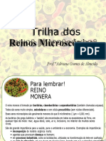 Trilha Dos Reinos Microscopicos Cartilha Jogo