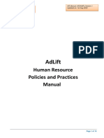 Employee Handbook of HR Policies 2022 PDF