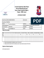 Internship Attendance Sheet