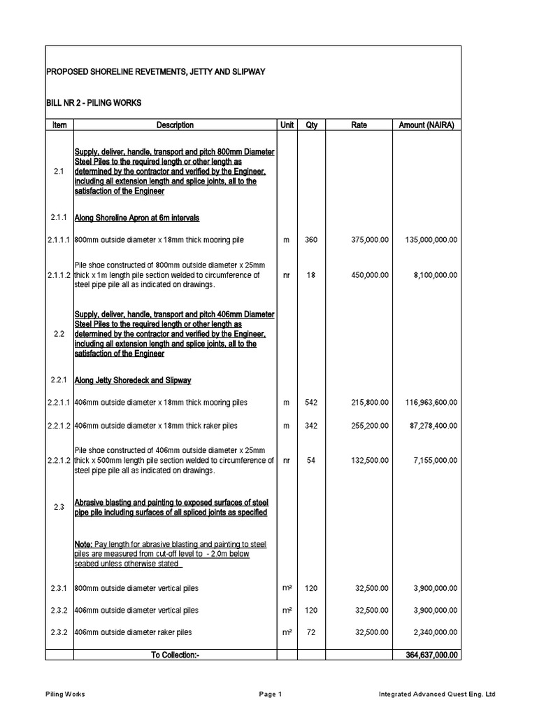 Shoreline and Slipway Bill | PDF