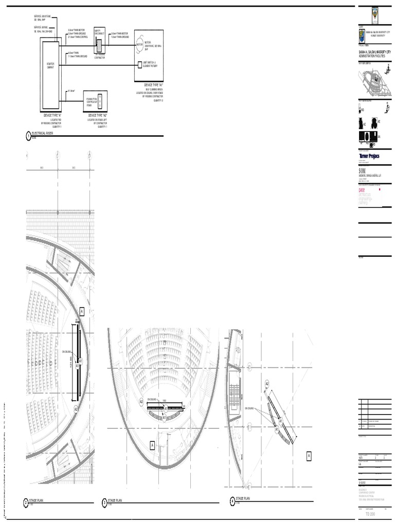 Electrical Riser Plan for Conference Center | PDF | Electrical ...