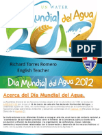 DIA - MUNDIAL - DEL - AGUA - Prof. Richard - Torres - Romero
