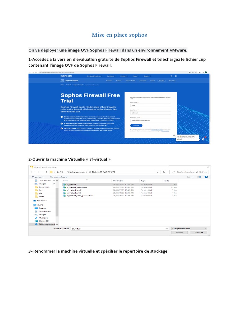 Mise en Place Sophos PDF