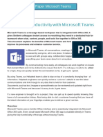 Microsoft Teams White Paper PDF