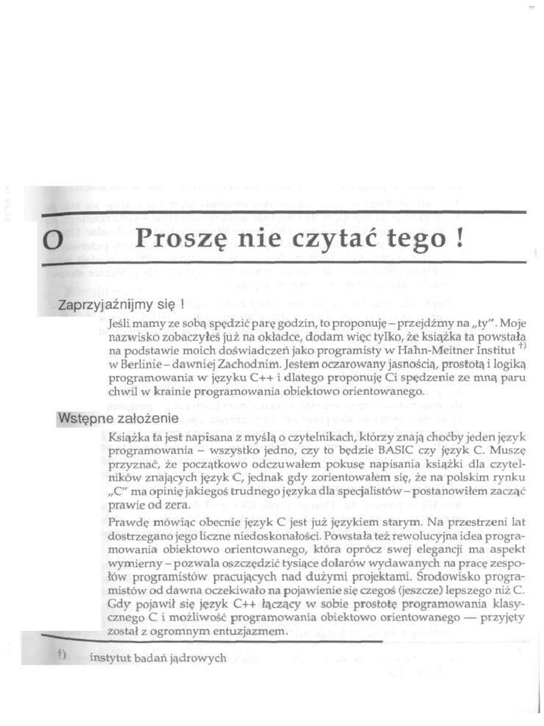 Informatyka - Symfonia C++ Tom 1 | PDF