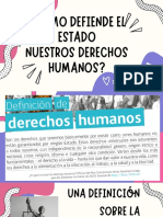 ¿Cómo Defiende El Estado Nuestros Derechos Humanos PDF