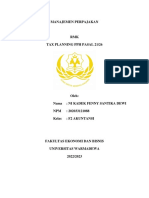 RMK 3 - Fenny Santika Dewi (202133122039) - Tax Planning PPH 21 26 PDF