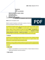 Informe de Activiades de Corte Confeccion Mes de Agosto - Entre Rios