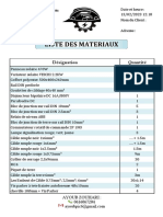 1 - Liste Des Materiaux 2.2KW PDF