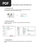 Modal and Linear Static Analyses in Inspire With SimSolid Solver PDF