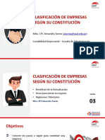 Sesión 3 Constitución de Empresas PDF