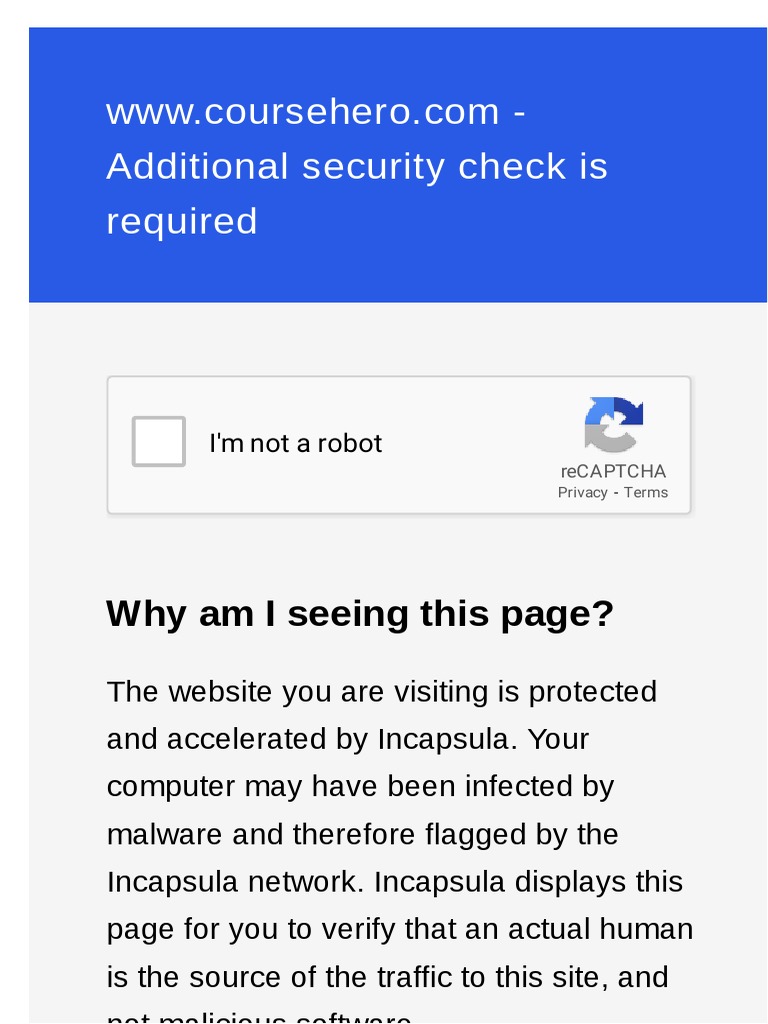 Security Check for Site Access | PDF