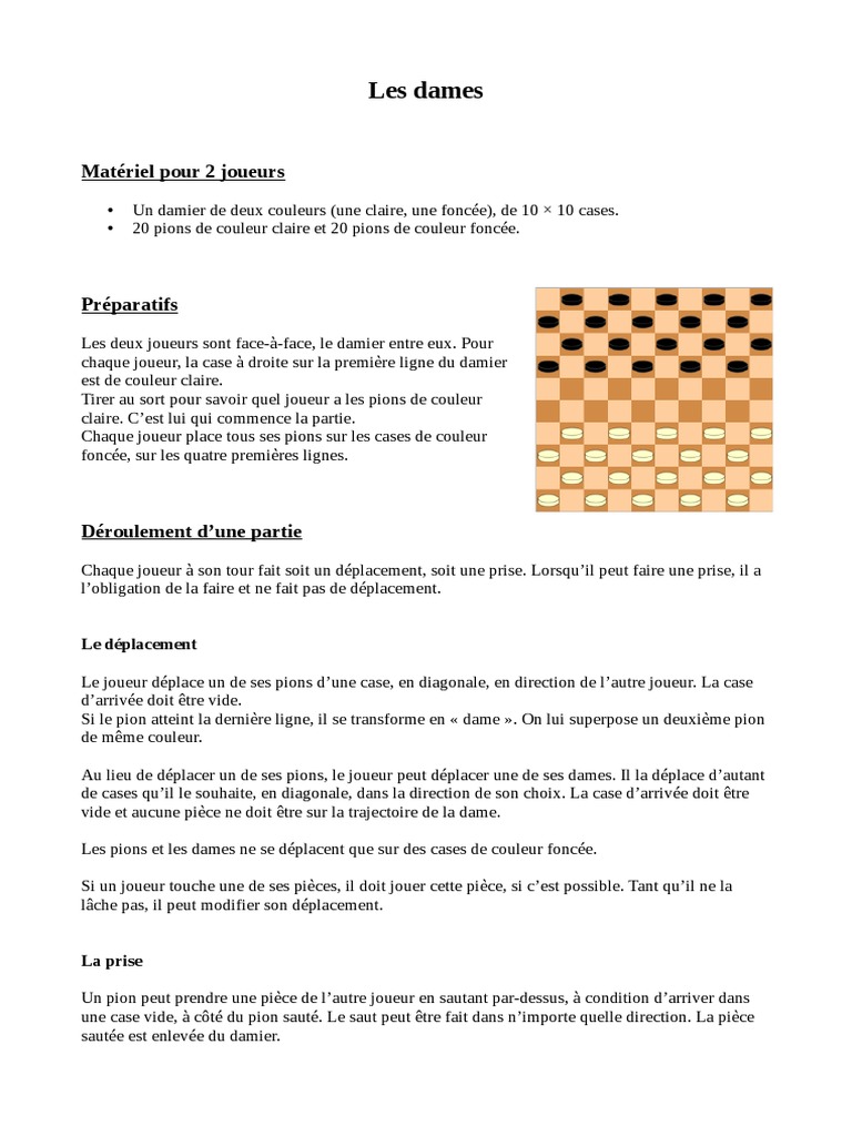 Ducale Jeu De Dames Français – Plateau Bois 29x29 Cm, 40 Pions – Jeu De Stratégie – Fabriqué En France – Dès 6 Ans