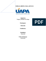 Tarea 6 Terapia y Dinámica de Grupos.