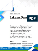 Modul Ajar Rekayasa Pondasi 02 TM 07 - Rev Wa02 PDF