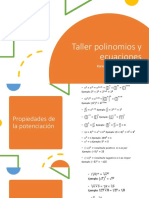Taller Polinomios y Ecuaciones PDF