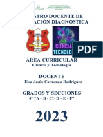 Informe de Evaluación Diagnóstica - 4° - Prof. Elsa Jesús Rodriguez Carranza