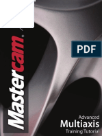 Mastercam x5 Advanced Multiaxis Training Tutorial - PT PDF
