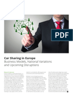 Car Sharing Models in Europe