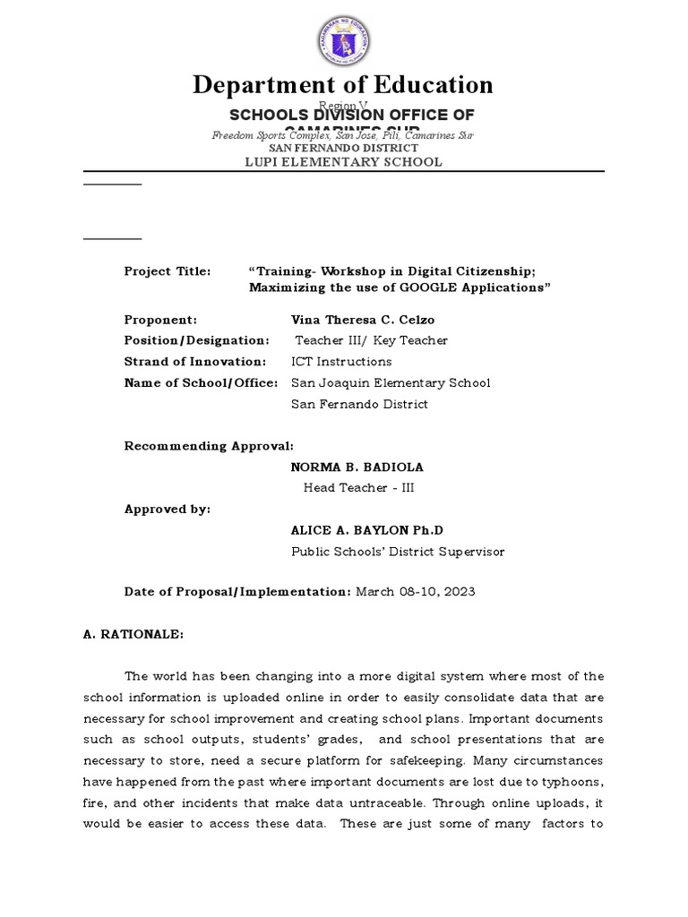 Proposal PDF Teachers Laptop