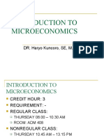 Introduction To Microeconomics