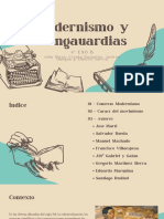 Presentación Trabajo de Literatura Versátil Elegante Tono Crema y Turquesa PDF