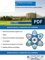 Presentacion Interaccion de La Radiacion Con La Materia 2022 PDF