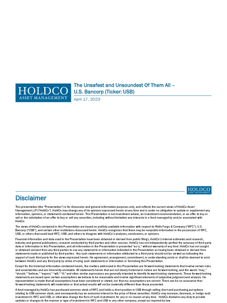 USB Presentation April 2023 PDF | PDF