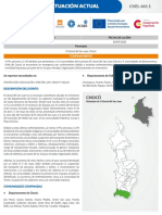 Colombia - Ficha de Situación Actual, El Litoral Del San Juan, Chocó - MIRE (30 de Abril 2022) PDF