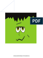 Frankenstein 2 Liter Bottle Label - Pjs and Paint PDF