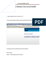 Tutorial Modem Zte Zxv10 W300