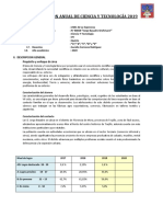 PROGRAMACION ANUAL CIENCIAS 5to