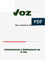 Calentamiento y Enfriamiento Vocal Envío PDF