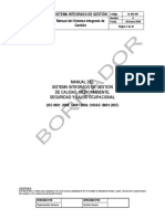 Manual Del Sistema Integrado de Gestión de Calidad, Medioambiente, Seguridad Y Salud Ocupacional