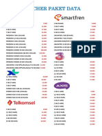 Voucher Paket Data