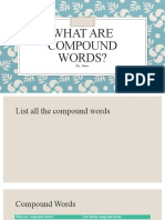 What Are Compound Words