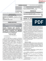 Decreto Supremo #032-2021-PCM PDF