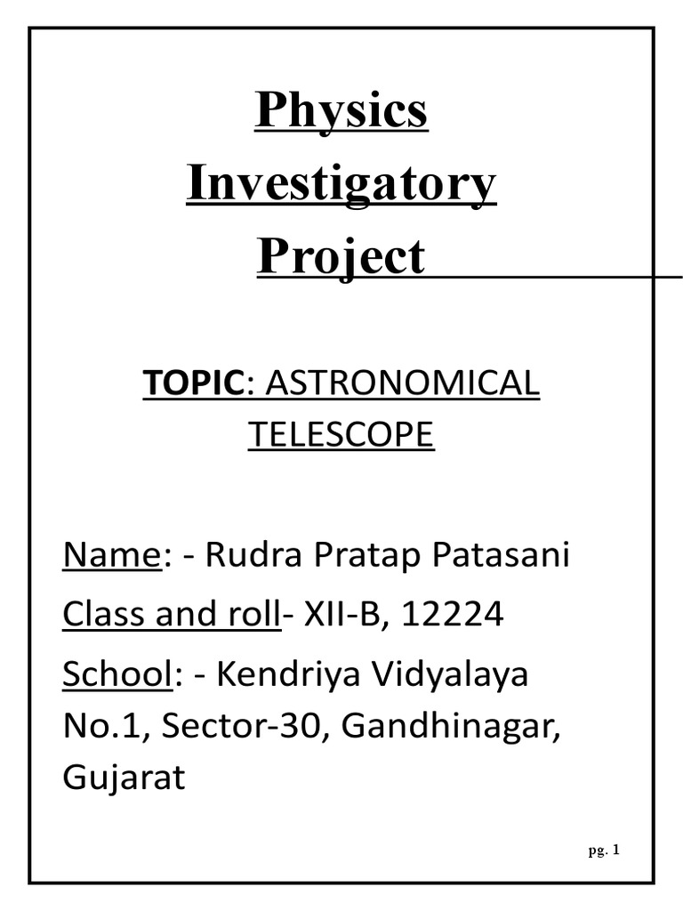 Astronomical Telescope Physics Pdf