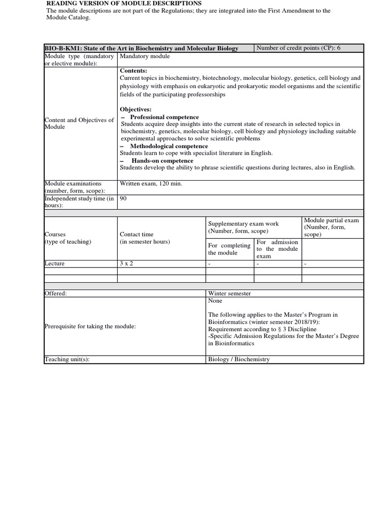Module - Guide - Bioinformatics - EN 2 PDF | PDF