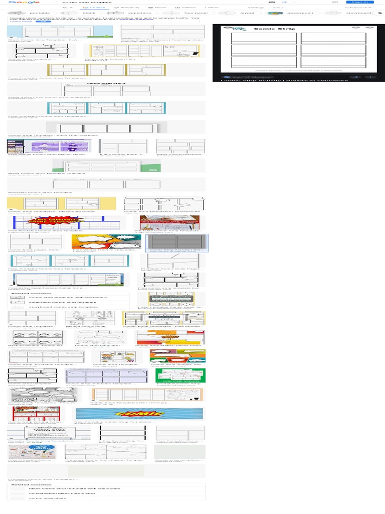 Comic Strip Template - Google Search PDF | PDF | Comic Book | Comics