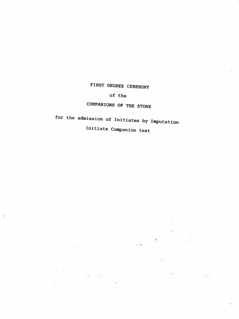 1994 Draft First Degree PDF | PDF