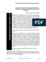 A Psicogenética Walloniana e o Desenvolvimento Da Linguagem: Algumas Implicações À Educação Das Crianças