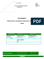 B) PTS - 006 - Fabricación y Montaje de Estructura Electroiman