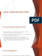 Język Programowania HTML - Prezentacja