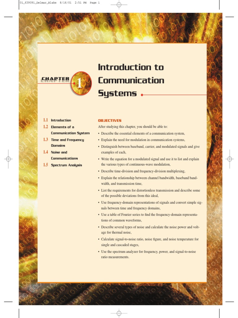 Introduction To Communication Systems de PDF | PDF | Modulation ...