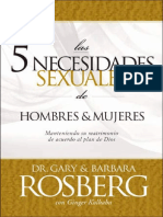 Gary Rosberg LAS 5 NECESIDADES SEXUALES DE HOMBRES Y MUJERES PDF